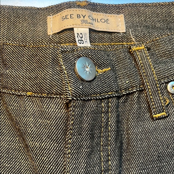 Denim Jeans with Yellow Stitching - Picture 11 of 16